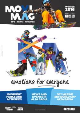 MOVIM&Euml;NT PARKS AND ACTIVITIES 30TH ALPINE SKI WORLD
