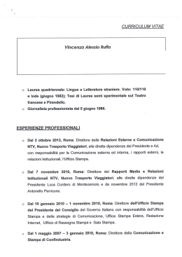 curriculum vitae