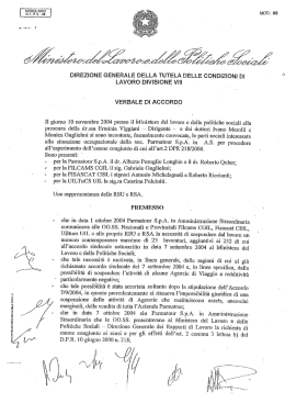 direzione generale della tutela delle condizioni di i lavoro