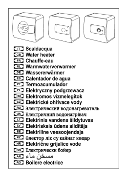 Scaldacqua Water heater Chauffe-eau