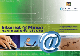 Internet @ Minori navigazione sicura