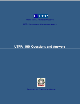 UTFP: 100 Questions and Answers