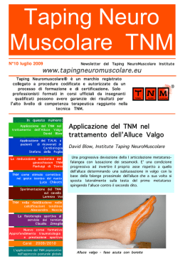 Taping NeuroMuscolare