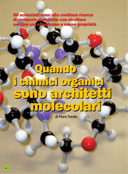 Quando i chimici organici - Consorzio Interuniversitario Chimica per