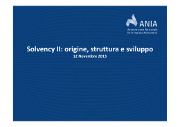 Solvency II: origine, struttura e sviluppo