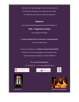Invitation - Ambasciata del Lussemburgo a Roma