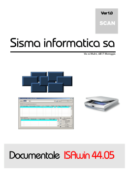 scanner isawin - Sisma Informatica SA