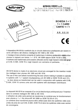 BITRON VIDEO an 0218