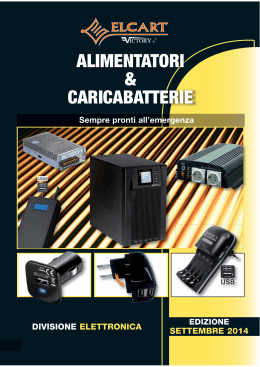 UPS Alimentatori Caricabatterie9-14