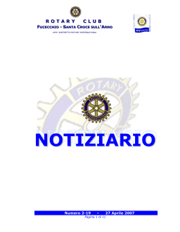 Notiziario num.2-19 - Rotary Club Fucecchio