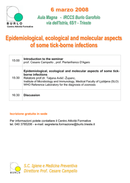 borne infections 16:30 D