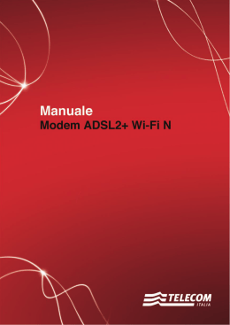 Manuale Modem ADSL2+ Wi-Fi N