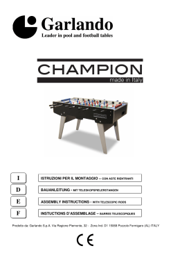I D E F - Table Tennis Tables