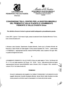Minori: intesa Cgm Piemonte - Valle d`Aosta e