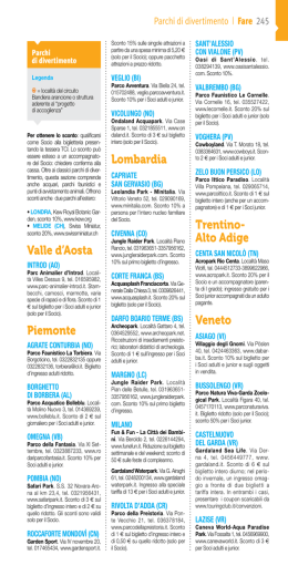 Valle d`Aosta Piemonte Lombardia Trentino