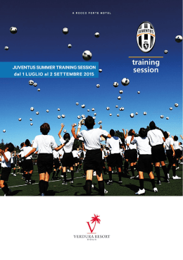 Scarica qui il flyer della Juventus Training Session