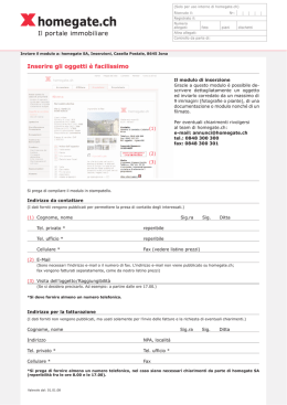 Inserire gli oggetti &egrave; facilissimo