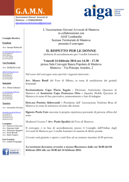 locandina Il Rispetto delle donne