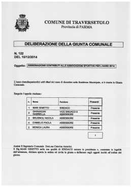 delibera n. 122 del 10/12/2014