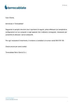 Seguendo le semplici istruzioni che ti riportiamo di