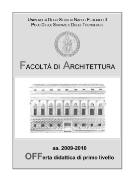 corso di laurea magistrale a ciclo unico in