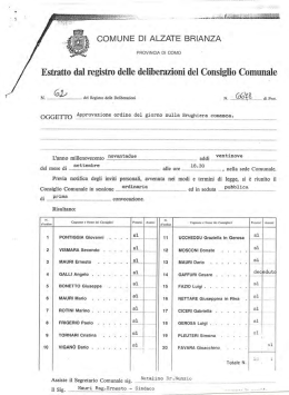 COMUNE DI ALZATE BRIANZA - comitato per il parco della brughiera