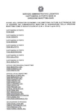 SERVIZIO AMMINISTRATIVO LOGISTICO