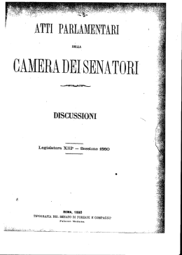 Indice dell`Attivit&agrave; Parlamentare