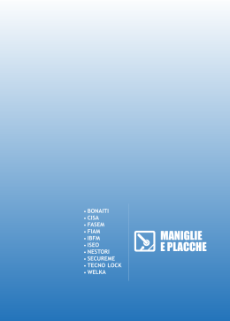 MANIGLIE E PLACCHE