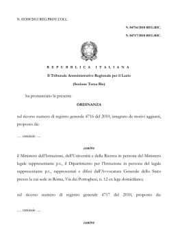 ordinanza di remissione n. 3309 del 2 aprile 2013