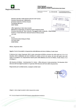 Segnalazione furto