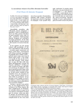 Il bel Paese di Antonio Stoppani