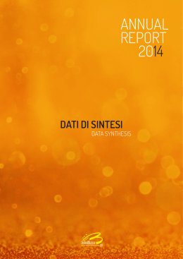 Annual Report 2014 dati di sintesi