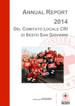 leggi l`annual report - Croce Rossa Italiana