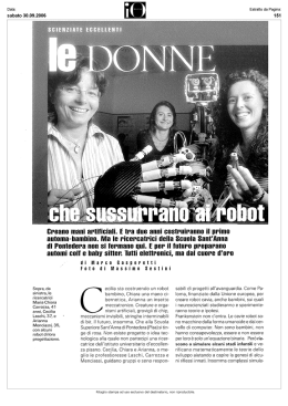 Le Donne che sussurrano ai robot
