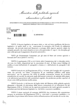 Decreto Ministeriale prezzi per la determinazione dei valori
