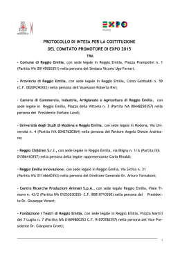 Protocollo Comitato Promotore