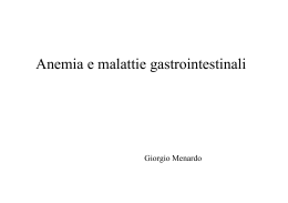 Anemia e malattie gastrointestinali