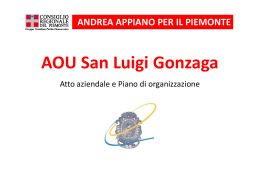 AOU San Luigi Gonzaga - Andrea Appiano per il Piemonte