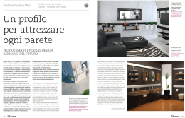 Un profilo per attrezzare ogni parete