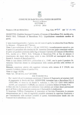 determina dirigenziale 1101 del 2014