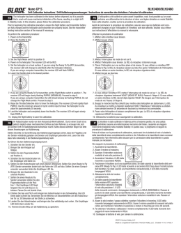 Nano CP S Drift Calibration Instruction