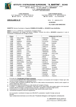 10/09/2014 CIRC._007 Nomina Coordinatori e Segretari