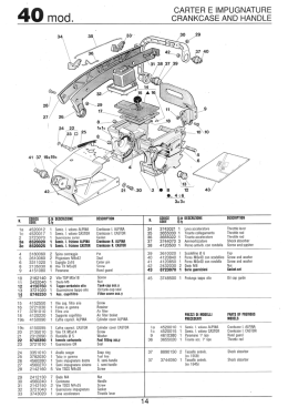 Page 1 CARTER E PUGNTU CRANKCAS&Egrave; AN \31 /se /37 39 / @ \_