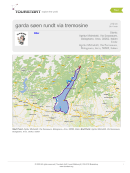 garda søen rundt via tremosine