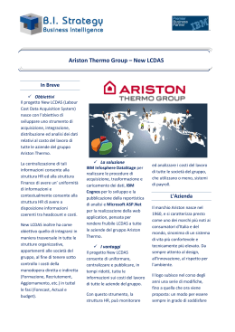 Ariston Thermo Group – New LCDAS