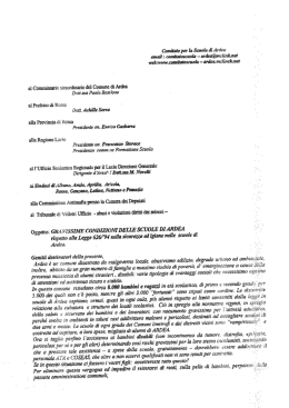 Il Comitato si rivolge ad Antimafia e Tribunale a