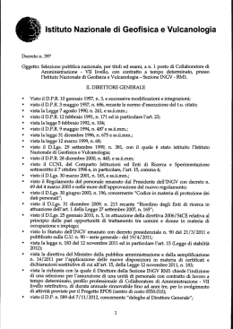 Istituto Nazionale di Geofisica e Vulcanologia