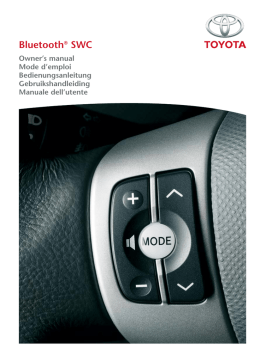 Bluetooth® SWC - Toyota Service Information