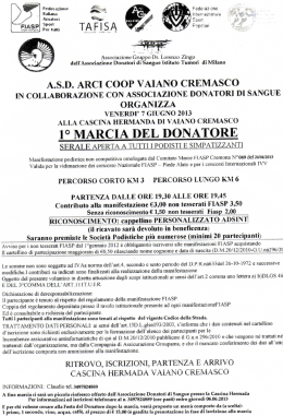 A.S.D. ARCI COOP VAIANO CREMASCO IN COLLABORAZIONE